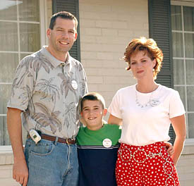 Parker Jensen with Parents