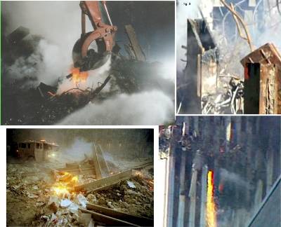 http://www.patriotsaints.com/News/911/Conspiracy/NIST_911_Cover-Up/WTC_Molten_Steel_Collage_400.jpg